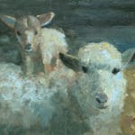Sheep Painting by Kate Emery