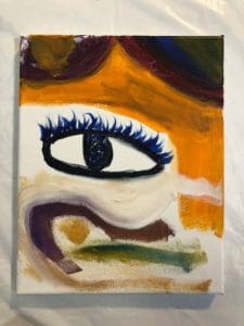 Painted Eye Canvas