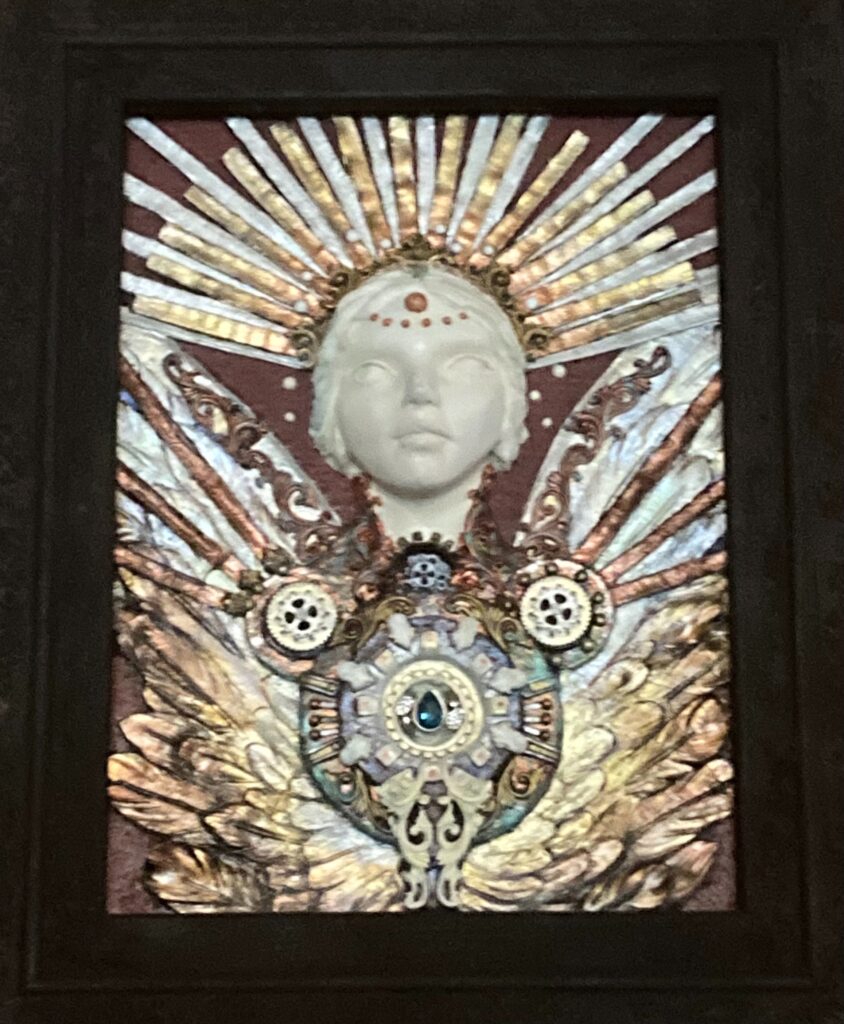 Mystical Portrait With Handsculpted Clay